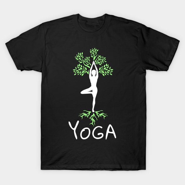 Namaste Yoga Circle T-Shirt by JDaneStore